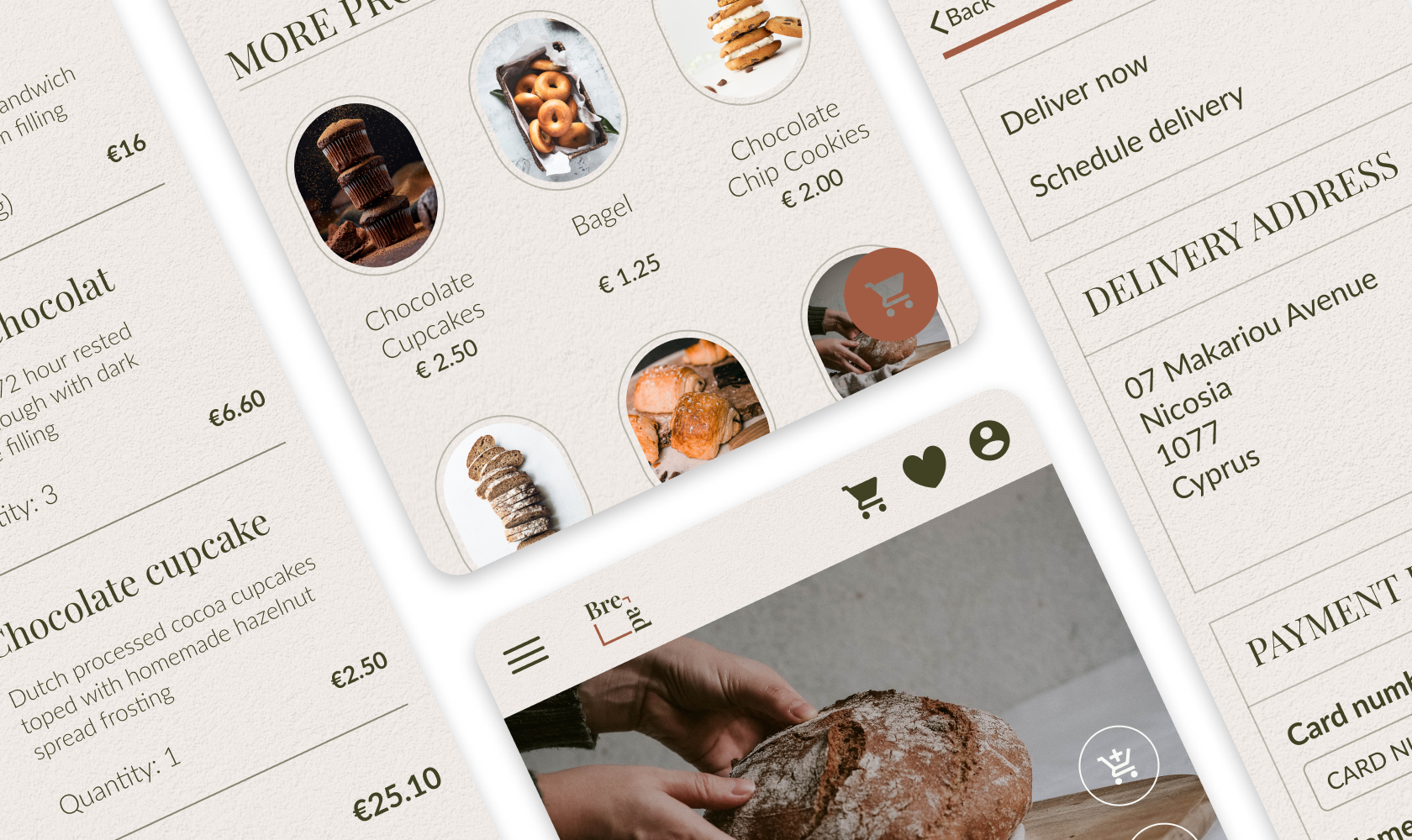 BreadBox: final product showing app and website designs